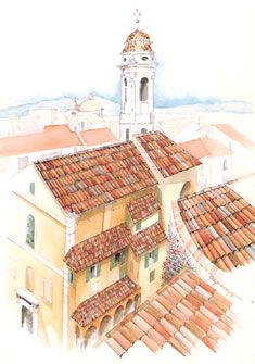 Illustration de l'église Sainte Rita Illustration de l'église Sainte Rita