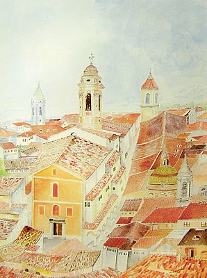 Illustration de l'église Sainte Rita Illustration de l'église Sainte Rita