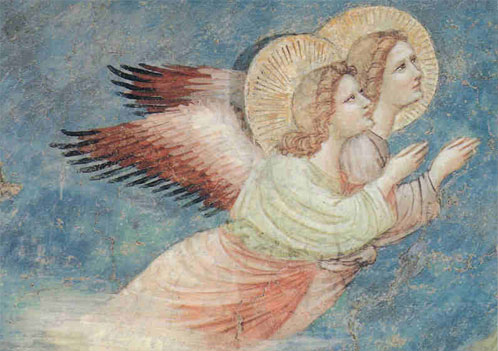 Giotto : les Anges de l’Annonce aux bergers Anges Giotto