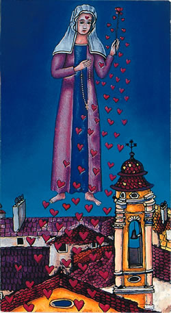 Sainte Rita, peinture de Slobodan Sainte Rita, peinture de Slobodan